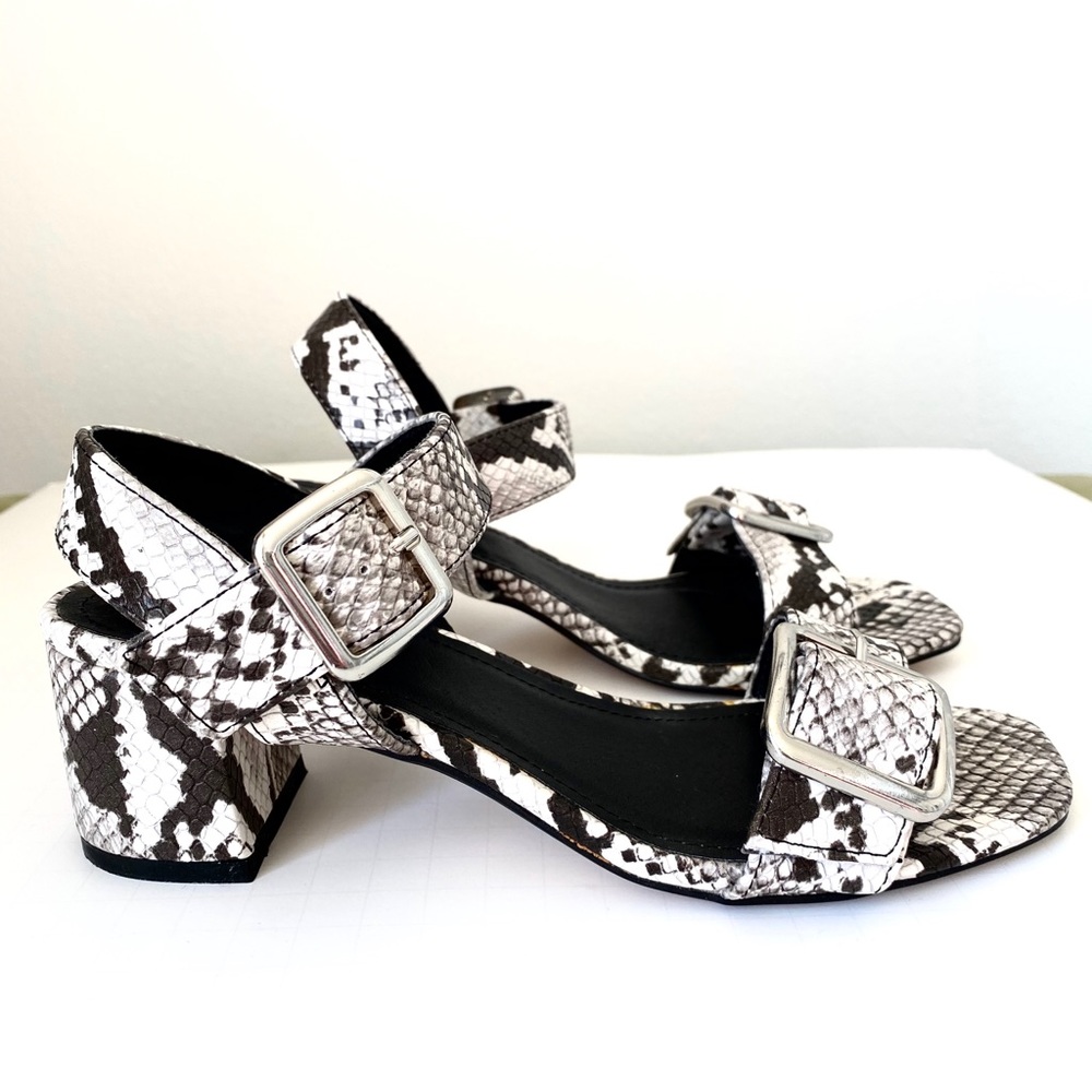 ASOS Faux Snakeskin Sandals. New w/out box.